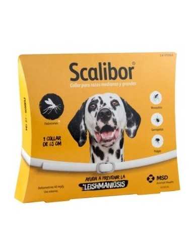 Colar de cão antiparasitário Scalibor 65cm