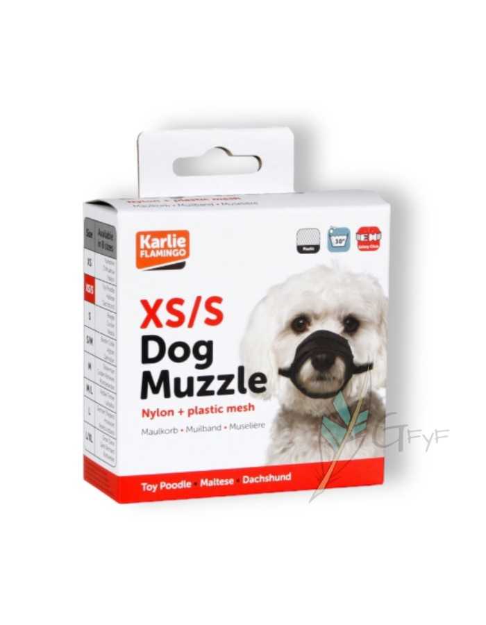 Muzzle Nylon Comfort Black XS/S Karlie