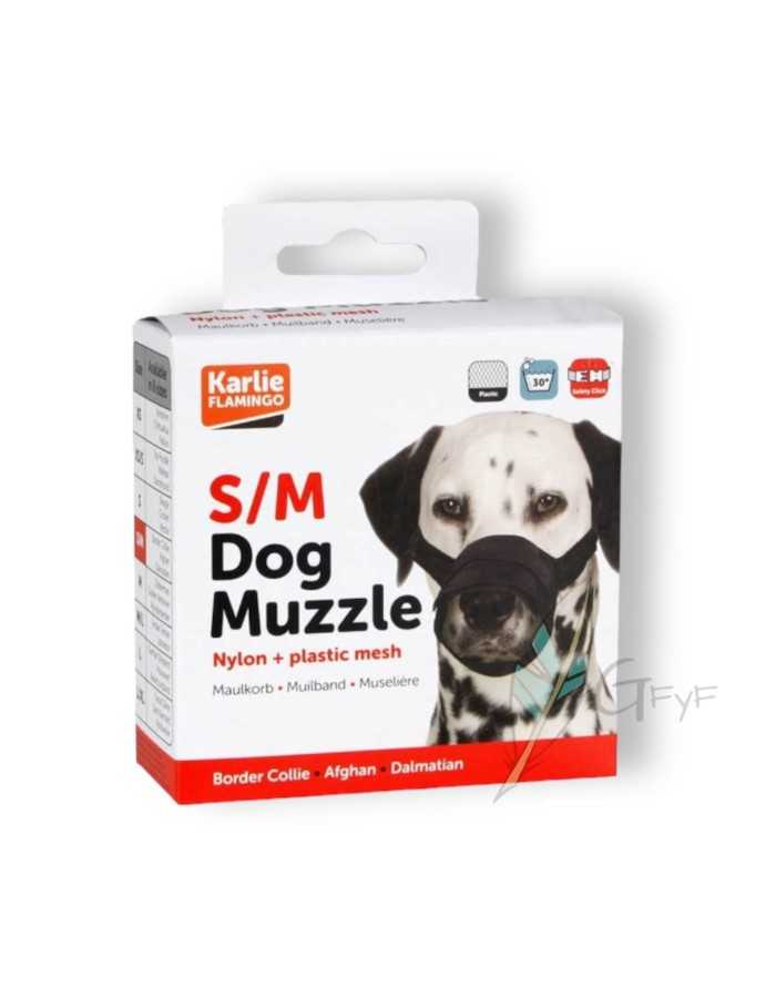 Muzzle Nylon Comfort Black S/M Karlie