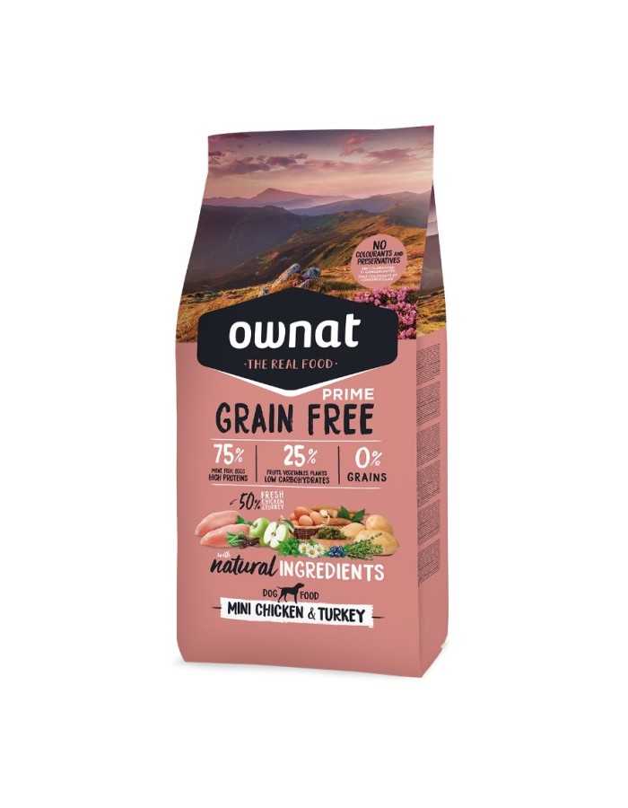 OWNAT PRIME Grain Free Mini Adult Chiken & Turkey