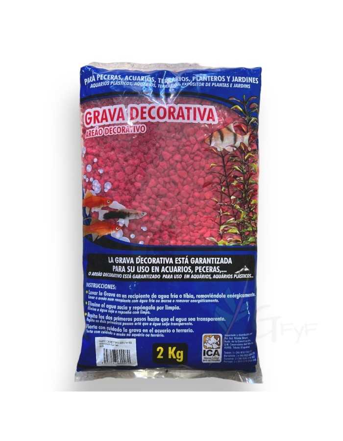 Decorative gravel Red color 7mm ICA