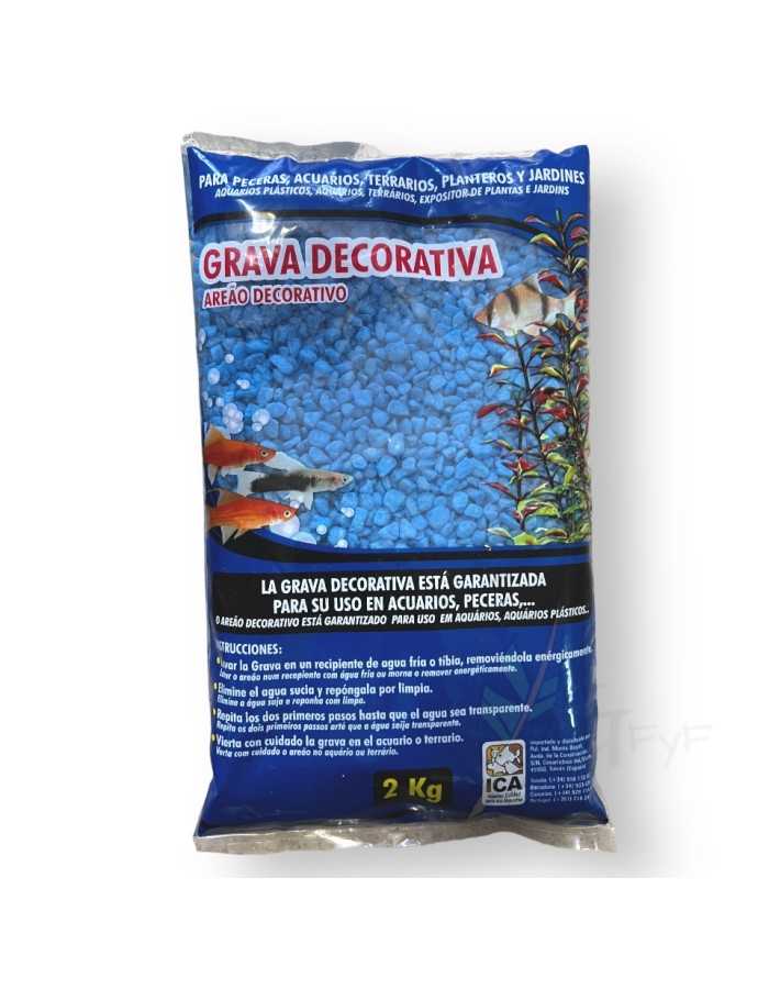 Decorative gravel Blue color 7mm ICA