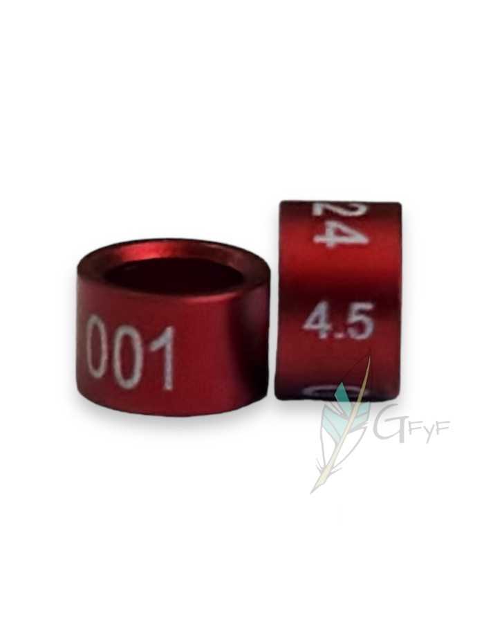Aluminum ring color of the year (2024) 4,5 mm serial